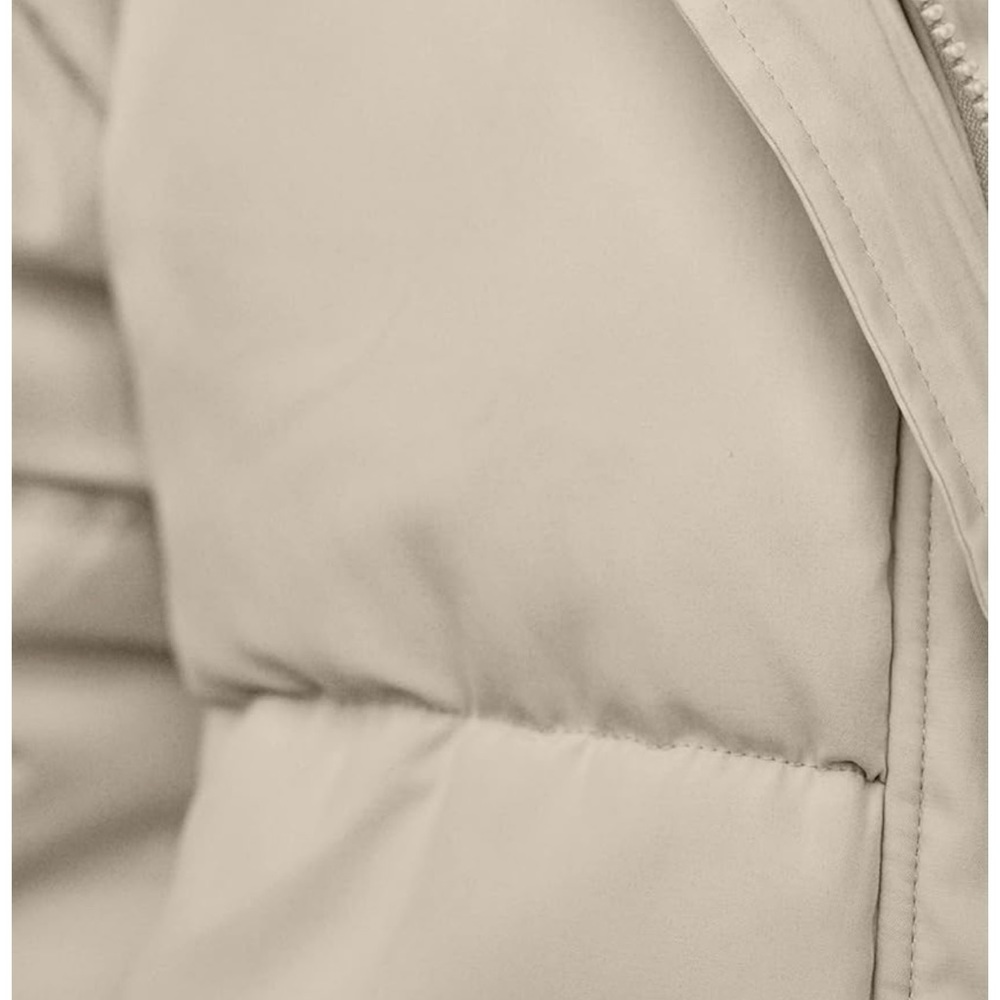 Light Khaki Puffer Jacket sz XL NWT - Picture 4 of 4
